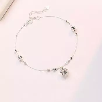 Copper Barefoot Korean Style Anklet Ancient Style Anklet Women Jewelry Accessories Fashion Jewelry Without Sound