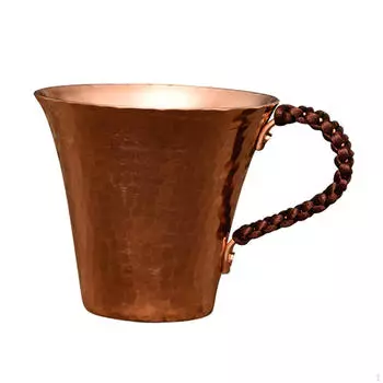 Медная кружка для кофе, чашка для воды, легко моющаяся чайная посуда, подарки на день рождения для кафе 1 Piece