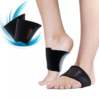 Copper Fit Health Uni Arch Relief Plus с ортодонтическим креплением черного цвета, встроенный
