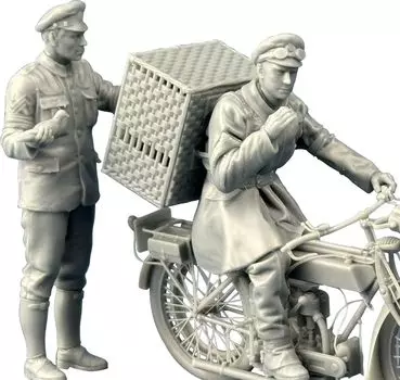 Copper State Model British Messenger Pigeon Cage Resin Kit COPF32062 1/32 Soldier/Messenger