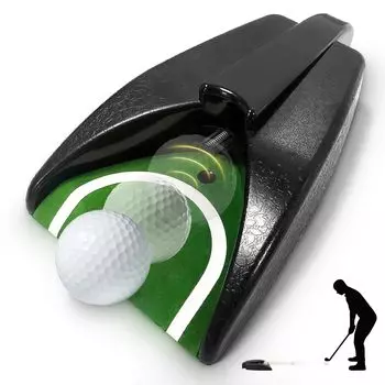 COPPOR Golf Practice Equipment Putter Practice Equipment Golf Practice Putter Practice Automatic Ball Return Incline Practice Green Putting Technique