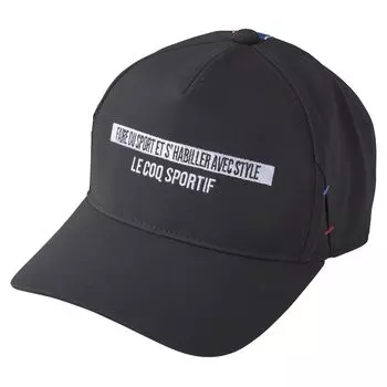 Coq Sportif Cap Cap Sunglasses Insert Tee Insert Sporty Golf LG4FCP02M BK00 [Le Golf] Golfer s Men s (Black)