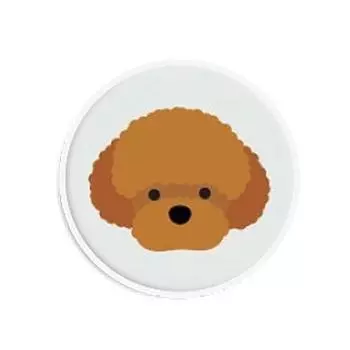 Coquad Smart Talk Hub Talk Holder, One Poodle Dog, 1 piece