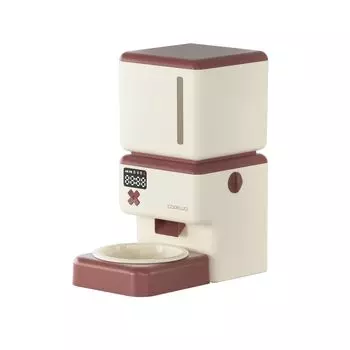 COREWA Retro Style Automatic Pet Food Timer Recording Pet Small Small Retro Feeder, Feeder, Dispenser, Function, Travel, Function, Audio, Pets,