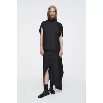 COS Длинные носки в сетку Япония carbon/3638