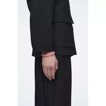 Cos Japan Beaded Quartz Bracelet Pink/M/L