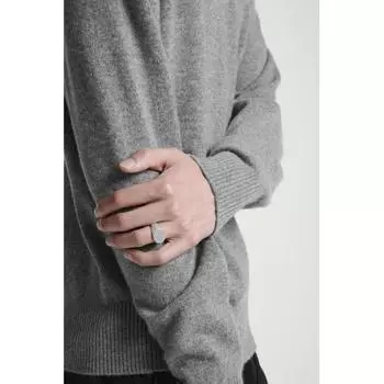 COS Japan brushed signet ring