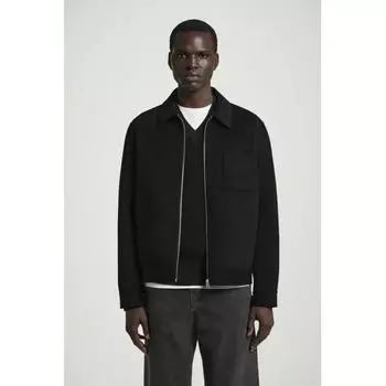 Cos Japan Double Face Wool Harrington Jacket Black/L