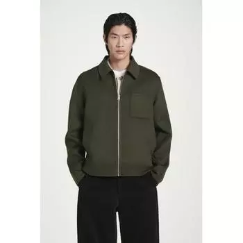 Cos Japan Double Face Wool Harrington Jacket Khaki/XS