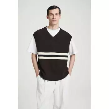 COS Japan double stripe knit vest