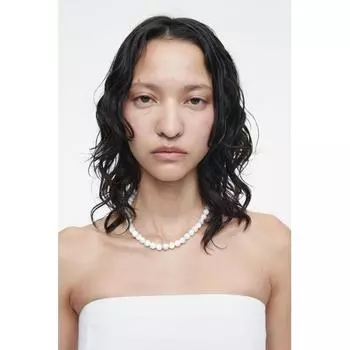 COS Japan колье из ракушек из бисера