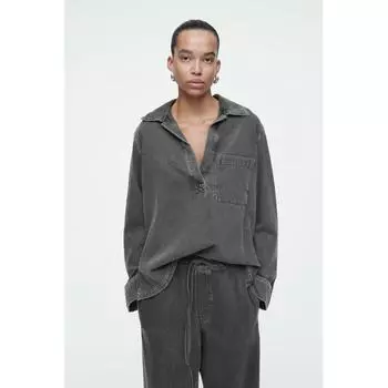 COS Japan open collar denim shirt