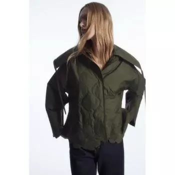 COS Japan oversized embroidered quilted jacket