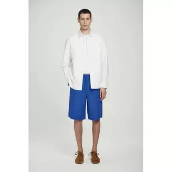 Cos Japan Stretch Cotton Shorts blue/XS