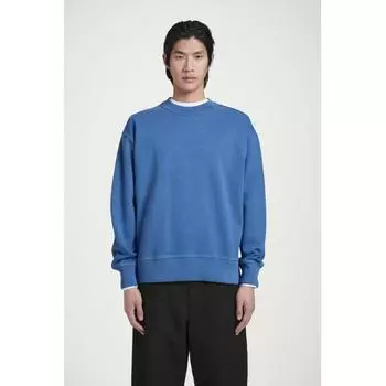 Cos Japan толстовка с воротником-стойкой blue/S