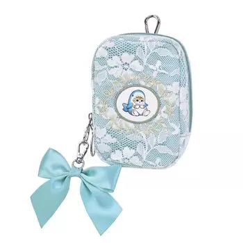 Cosmetic Vertical Accessory Character Blue [Mofusand] Pouch, Pouch, Pouch, Case, Women s, Commuting, School, Travel, Adults, Students, Children,