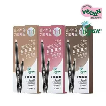 Cosnori Карандаш для глаз Super Proof Fitting Vegan Gel Eyeliner Pencil 11 цветов (отдельный элемент/проект) [Single item] 11 Nudie Cream