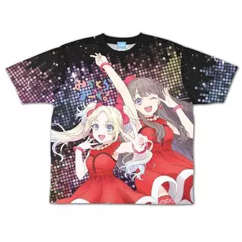 COSPA 2D Cospa Hasunosora Academy School Idol Club Mirakura полная графика XL-размера [Официально] Парк для девочек! Двусторонняя футболка