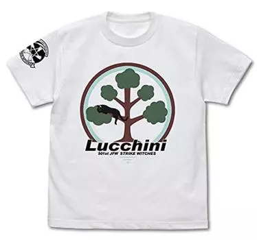 Cospa 501st Joint Fighter Wing Strike Witches ROAD to BERLIN Francesca Lucchini Personal Mark T-shirt WHITE XL size
