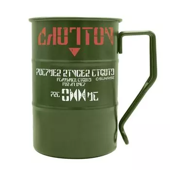 COSPA Armored Trooper Votoms AT Polymer Ringer Liquid Drum Mug [Official] зелёный