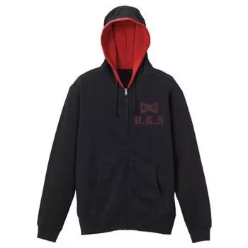 Cospa Dragon Ball Z RED Ribbon ARMY Zip Parka BLACKRED S size