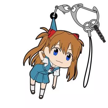 Cospa EVANGELION Shikinami Asuka Langley Tsumamare Uniform 60 мм Изготовлен из мягкой ПВХ-резины Ver. Прибл.