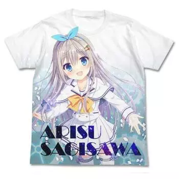 COSPA Футболка DC4 ~Da Capo 4~ Arisu Sagisawa Full Graphic, БЕЛАЯ, размер S