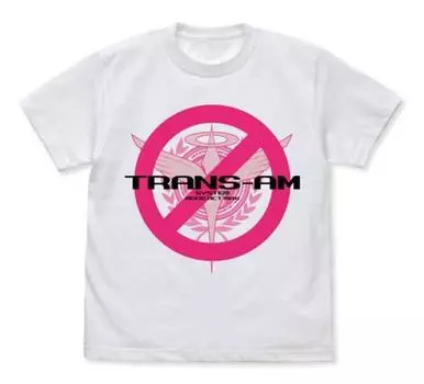 COSPA Mobile Suit Gundam 00 Don t use Trans Am T-shirt S size WHITE