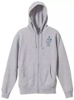 Cospa No Game No Life There s no defeat in Kuuhaku Zip Parka MIX GRAY S size