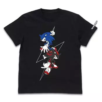 Cospa Sonic the Hedgehog ЧЕРНАЯ футболка SONIC&SHADOW размера M