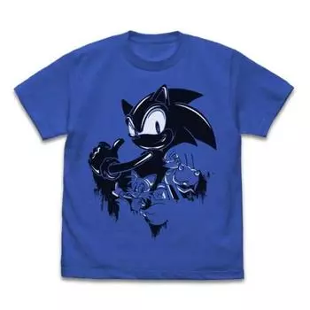 Cospa Sonic the Hedgehog Sonic Wall Paint T-shirt ROYAL size BLUE L size