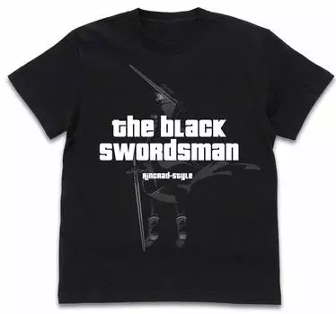 Cospa Sword Art Online Alicization War of Underworld Черный мечник Кирито Underworld BLACK S размер Ver. Футболка чёрный