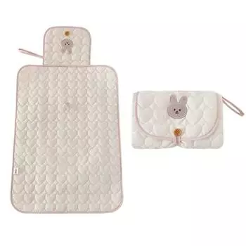 Cotton Diaper Changing Pad Bear Folding Diaper Changing Cover Baby Changing Pad Baby Shower Gifts Style C