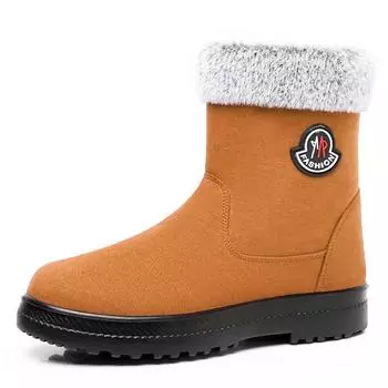Cotton shoes women s shoes new polyurethane cotton boots cold-proof long boots long high-top snow boots velvet thickened boots women s 36