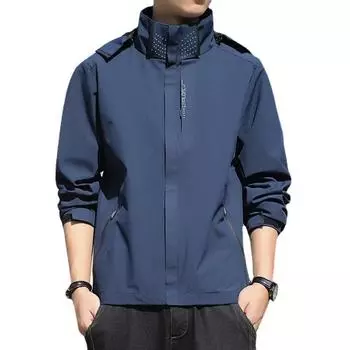 Couple Autumn Thin Outdoor Pilot Hooded Jacket Mountaineering Jacket Jacket M