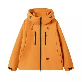 Couple Outdoor Mountain Single-pull Jacket Spring and Autumn New Thin American Functional Waterproof Outdoor Top S