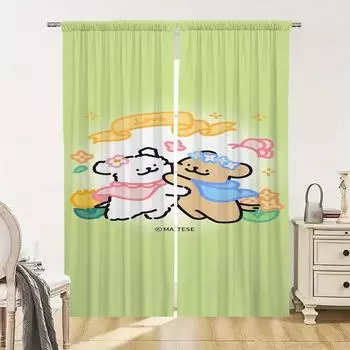 Cover Curtain for Living Room Bedroom Curtains Black Out Curtains Partition Kitchen Blackout Home Interior Modern Window Shade W50xH70cmx2pcs-CL