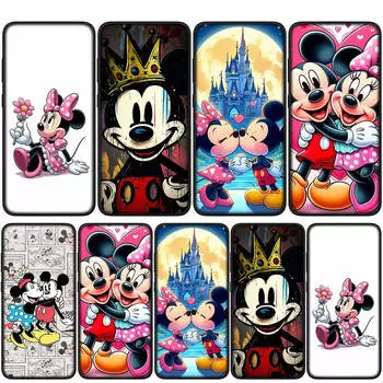 Cover for iPhone 15 14 Xiaomi Redmi Note 13 12 11 Pro Max X 8 7 9 XR Samsung Galaxy S24 S23 A05 OPPO A15 Huawei Mickey Anime Minnie Mouse Phone Case