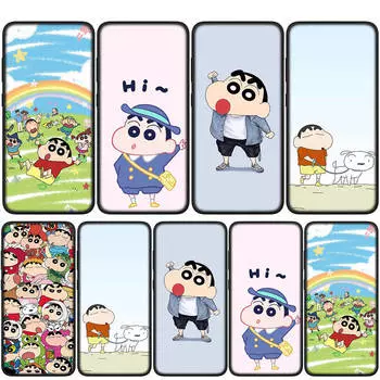 Чехол для iPhone 15 14 Xiaomi Redmi Note 13 12 11 Pro Max X 8 7 9 XR Samsung Galaxy S24 S23 A05 OPPO A15 Huawei Cartoon Shin Chan Shinchan Phone Case for iPhone 13 Pro Max болюс