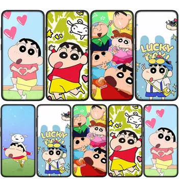 Чехол для iPhone 15 14 Xiaomi Redmi Note 13 12 11 Pro Max X 8 7 9 XR Samsung Galaxy S24 S23 9C OPPO Huawei Comics Crayon Shin Chan Shinchan чехол для телефона for Samsung Galaxy S10 Lite болюс