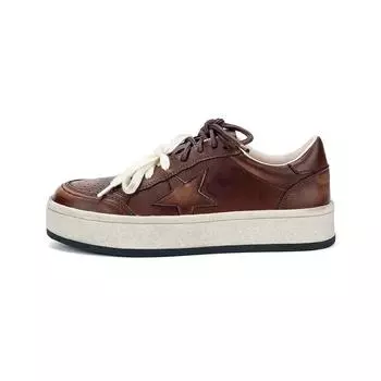 Cowhide version of the stars, retro little white shoes, old pairs of shoelaces, old small dirty shoes, casual sports board shoes, dirty shoes, women 35