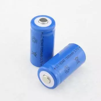 CR123A RCR 123 ICR 16340 Батарея 1300 мАч 3,7 В Литий-ионная аккумуляторная батарея для камеры безопасности Arlo L70 1pcs