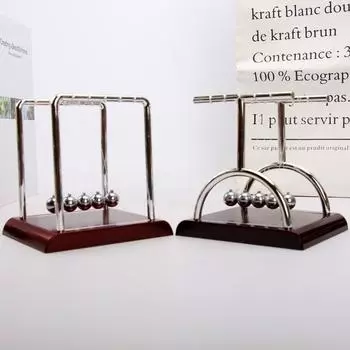 Колыбель Баланс Стальные Шарики Вечный Двигатель Столкновение Шар Школьное Обучение Физика Наука Маятник Домашнее Украшение