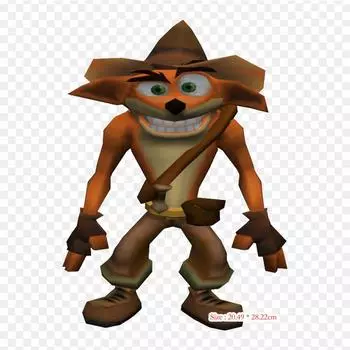 Crash Mind Over Crash Bandicoot деформированное железо с термопереносной печатью, виниловые нашивки, наклейки для одежды, аппликации «сделай сам», моющиеся нашивки