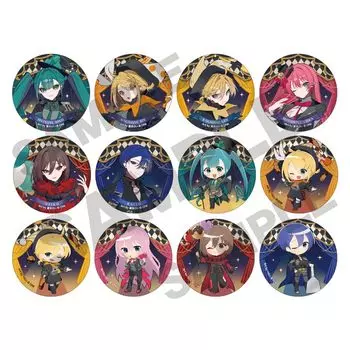 CRAX Hatsune Miku Trading Can Badge Circus 1BOX Diameter 56mm Made of Tin Approx.