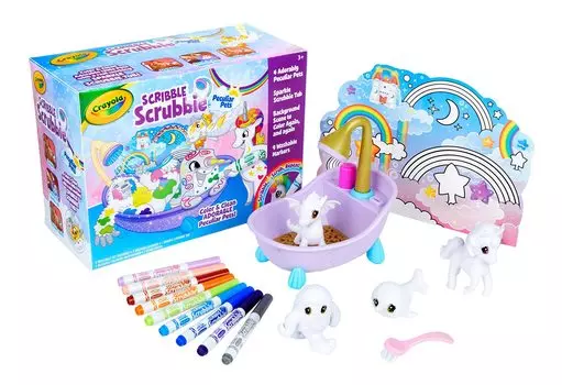 Crayola 747346 3D раскраска красочный набор для душа My Pet Fantasy Drawing оригинальный продукт