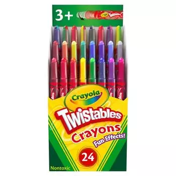 Эффекты забавных скручивающихся шариков Crayola! Мелки-24/уп. (пункт)
