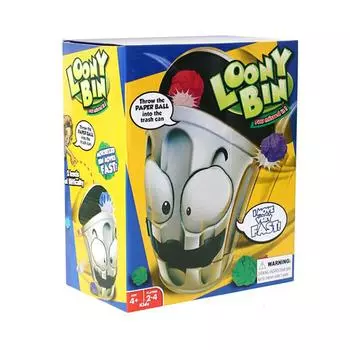 Crazy Trash Can Indoor Competitive Shooting Game, Stress Relieving Trash Can Toy One Size
