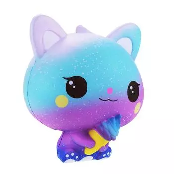 Creamy Scented Soft Squeezes Novelty Pressure Sensory Toys Cute Cartoon Cat Slow