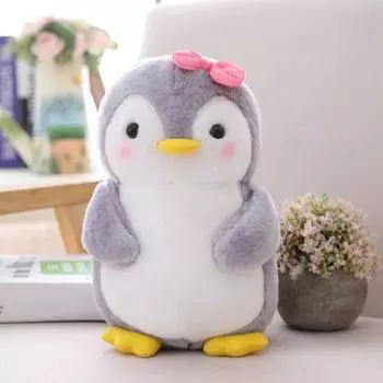 Creative Cudding Fruit Penguin Plush Stuffed Toys Cute Couple Penguin Plush Doll Toy Home Decor Toys Birthday Present 23cm